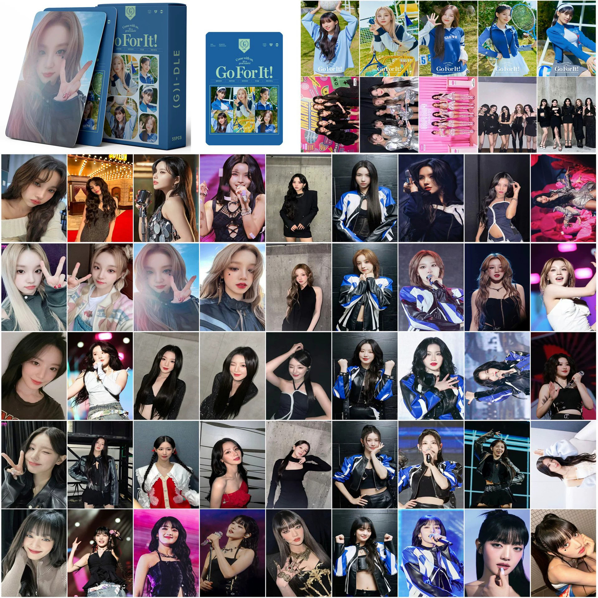 Общая коллекция пуленепробиваемой розовой чернилки StrayKids Seventeen GIDLE Ive маленькая карточка домашнего изготовления окружающая маленькая карточка
