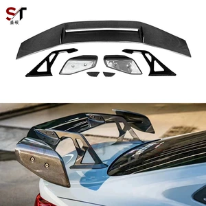 BMW 5 Seriyası F10 F18 G30 G38 M5 F90 üçün karbon lifli universal arxa spoyler
