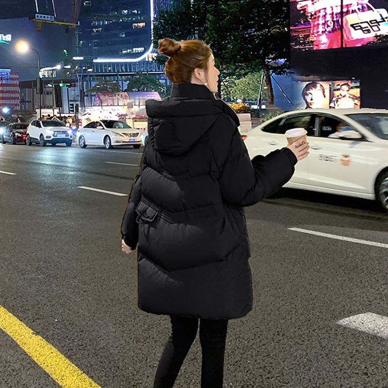 Down Jacket Women's Mid-Length 2025 Winter New White Duck down Thickeneded Korean Style Loose Slimming Look Fashionable Jacket