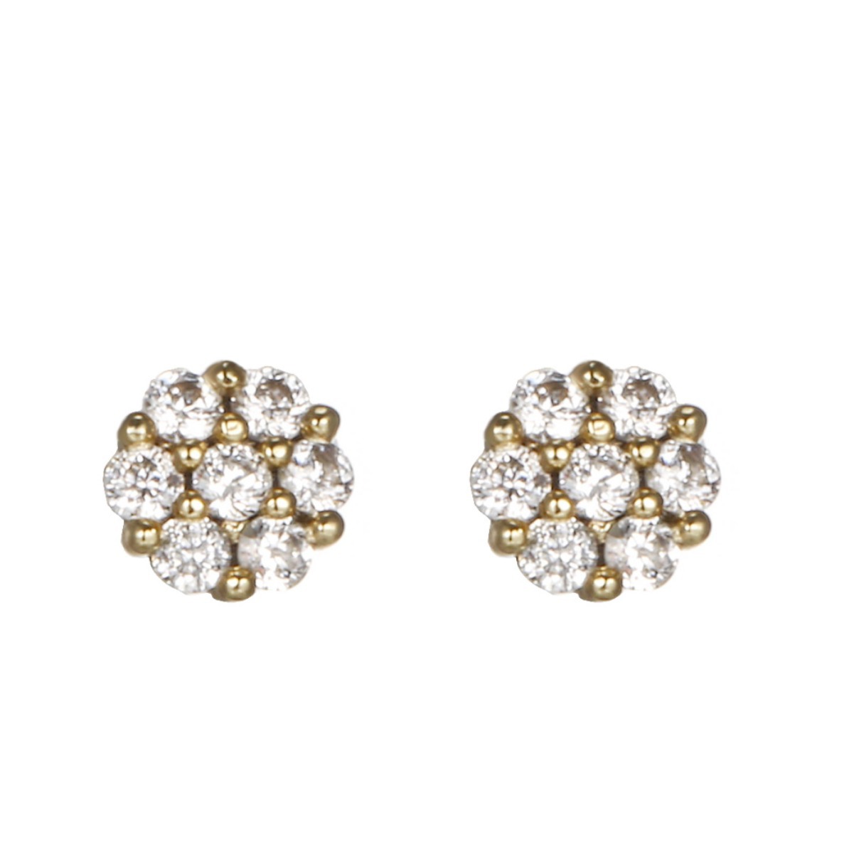 Xuping transfronterizo nuevo pendientes de flores para mujeres pendientes de hip-hop de diamante de verano de alta calidad Amazon personalidad pendientes para mujeres