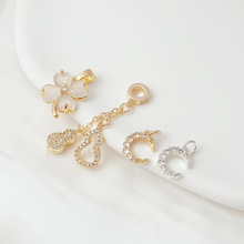 14K����ɫ΢��ʯ�������p���J���؈�����~�ݵ���DIY�Ʒ���