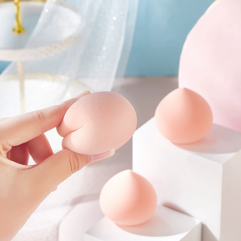 Спонж для макияжа в форме персика (Beauty Egg), без латекса, гигантский мягкий двойного назначения для сухого и влажного нанесения
