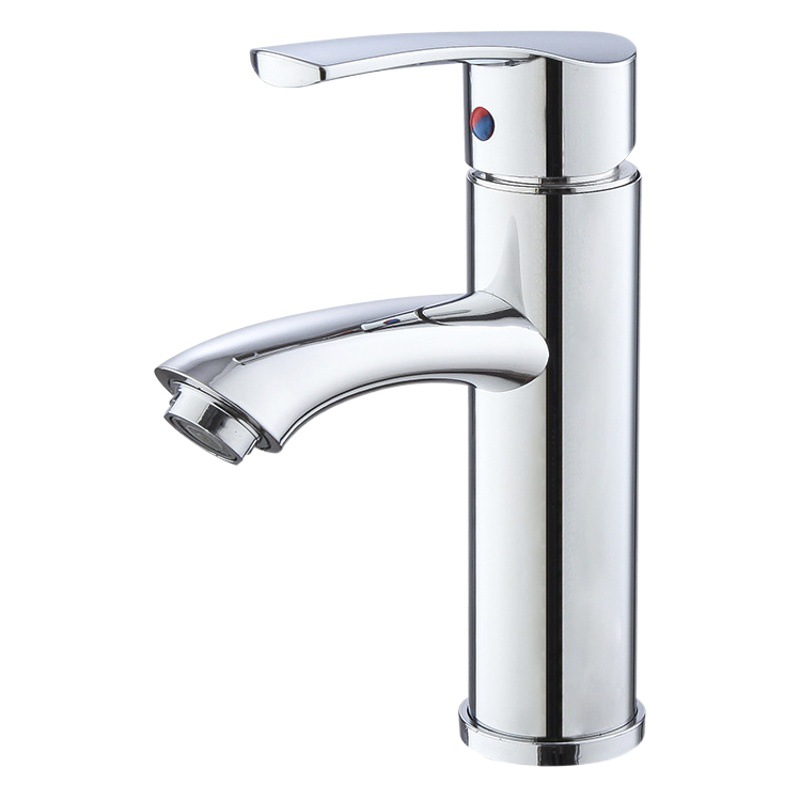 Grifo para lavabo de un agujero, mezclador frío/caliente, solo frío, uso doméstico