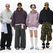 捷展男装|弯刀短款连帽卫衣25冬季新品美式加绒连帽衫蛋壳绒卫衣