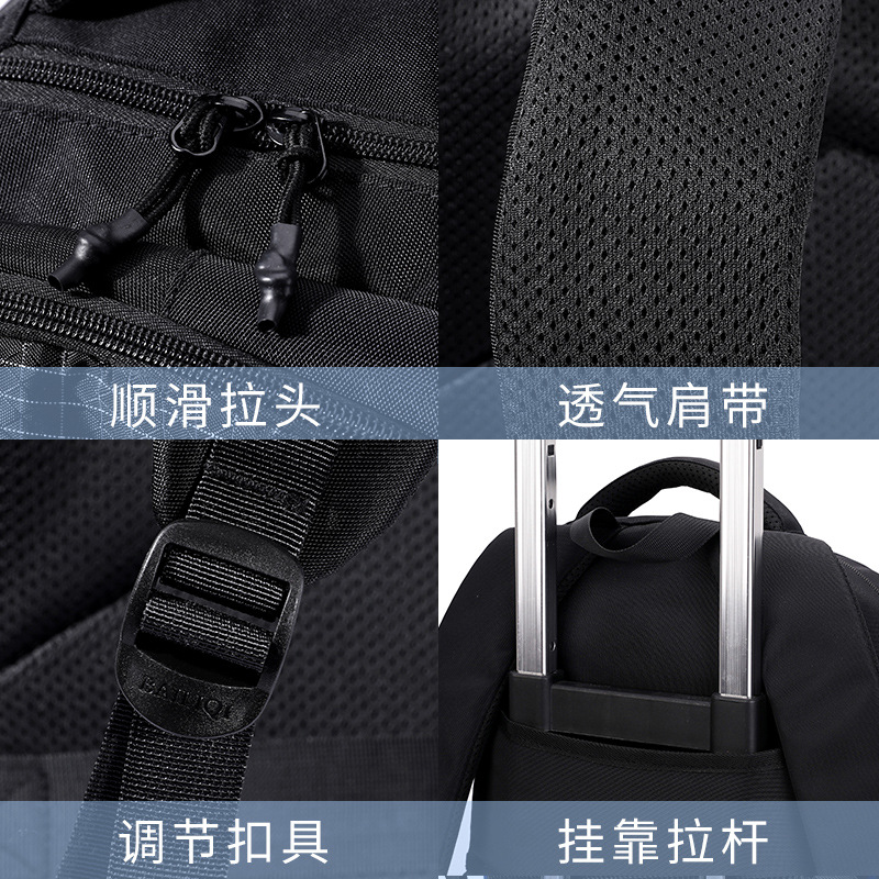 Peces naturales nueva escuela primaria estudiante mochila 3-6 Grado de gran capacidad desmontable escalera de entrega mochila