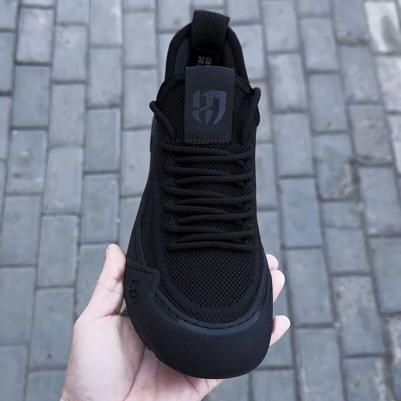 Men's Shoes Summer Breathable New Casual Flying Mesh Surface Deodorant All-match Thick Sole Height Increasing Comfortable Trendy Dad Shoes