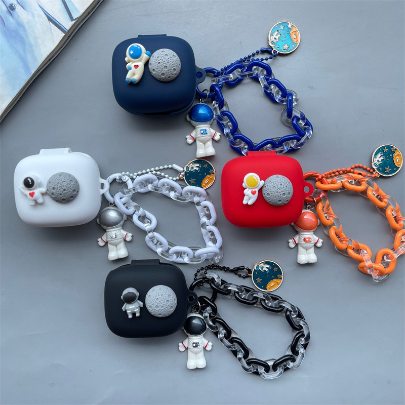 Applicable to JBL live Pro + Bluetooth headset protective cover planet cartoon Pro 2 charging Bin case silicone soft case Applicable to JBL live Pro + Bluetooth headset protective cover planet cartoon Pro 2 charging Bin case silicone soft case