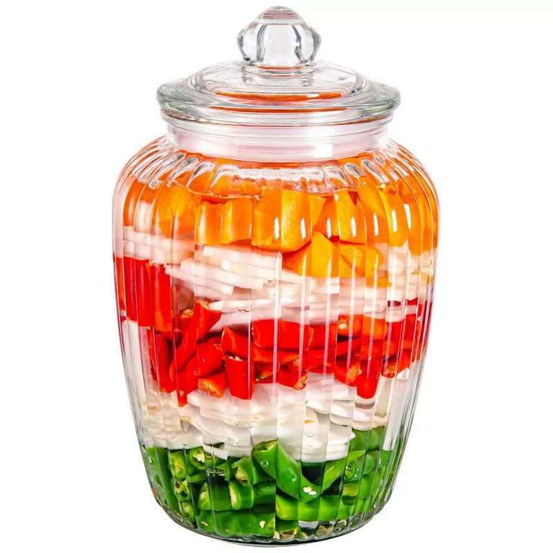 Стеклянные банки кимчи банки бытовые стеклянные бутылки герметичные банки маринованные банки для хранения солений бутылки маринованные банки банки