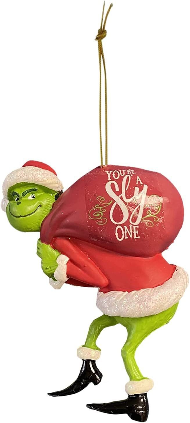 Grinch transfronterizo monstruo de piel verde árbol de Navidad colgante Grinch acrílico artesanía decoración de Navidad colgante
