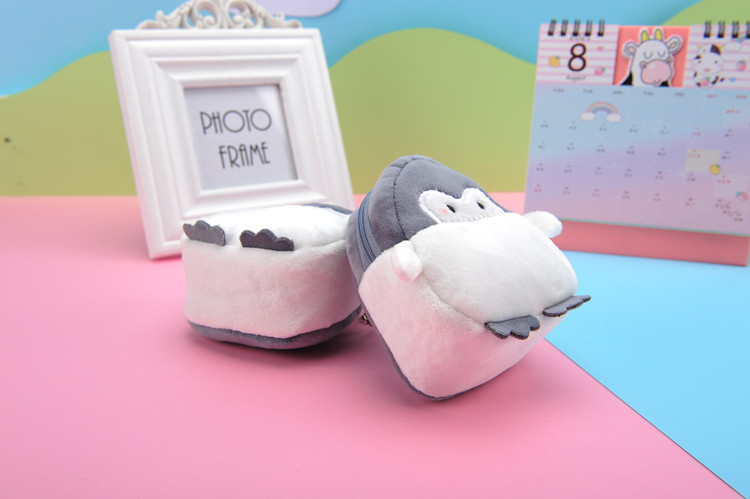 Business, Award Commemoration Occasion Plush Material Unisex Plush Animal Cute Square Zipper Coin Purse