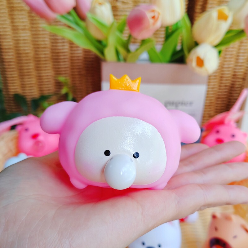 カピバラバブルピンチ減圧おもちゃかわいいルビーバブルペンダントキーホルダープッシュギフト|undefined