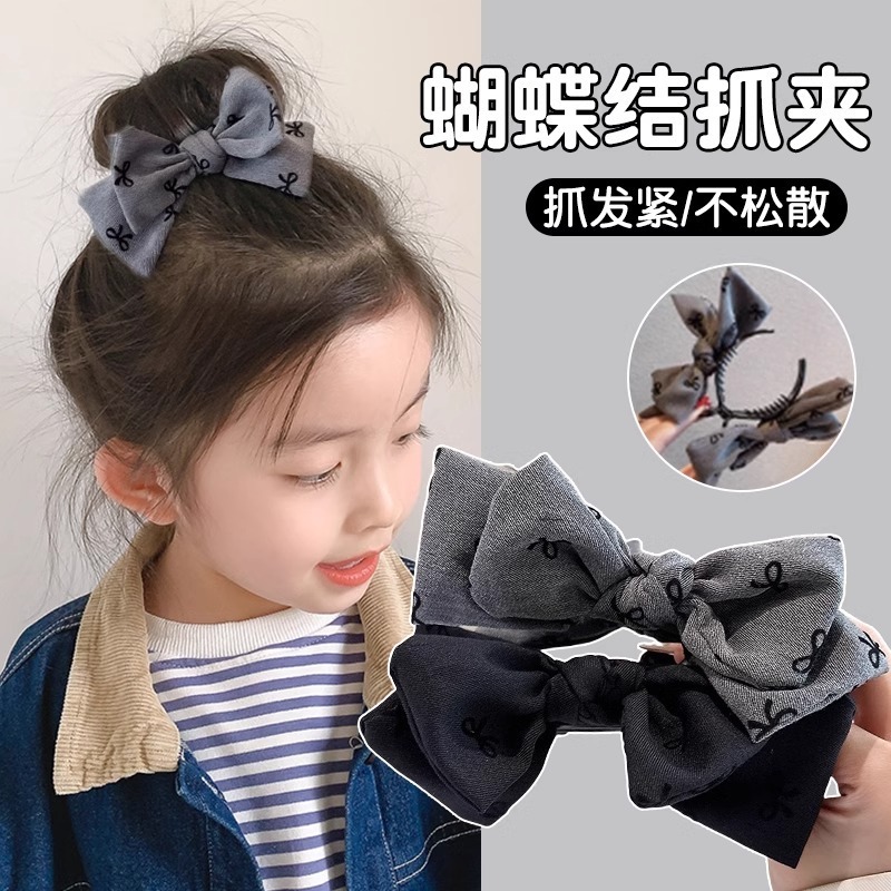 高級感のある灰色の蝶結びはAB面の両面のクリップを挟みます。|undefined