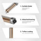 Professional Grade Three Blade Bearing Trimmer 6.35 Handle Professional Grade Woodworking Milling Cutter Inch Alloy Trimmer