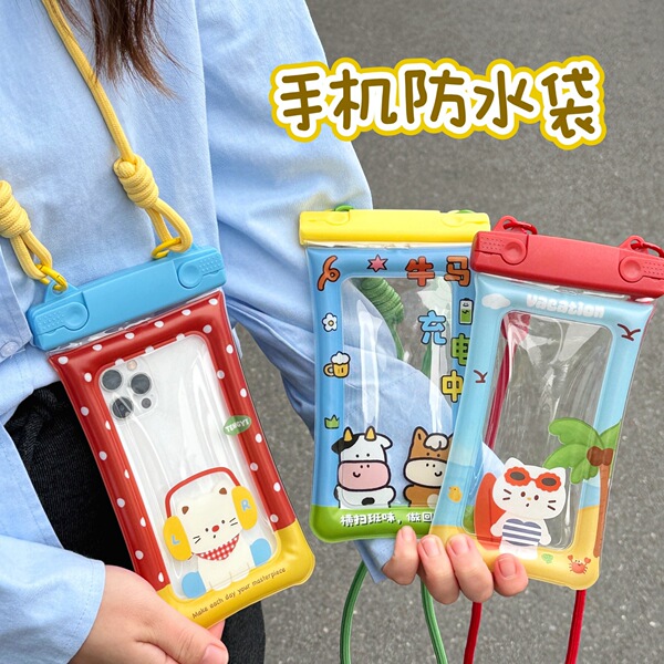 Genuine cartoon summer waterproof bag for swimming
