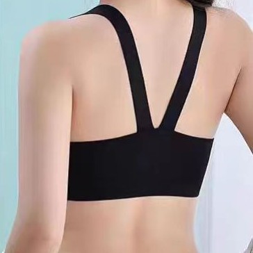 02 # Inventario de bajo precio sexy sujetador deportivo de mujer con hebilla delantera hermosa correa para el pecho almohadilla para el pecho