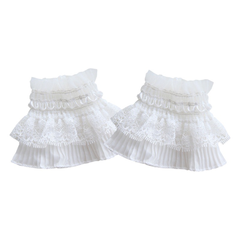 Manga DE LA CAMPANA manga falsa manguito de la muñeca manicura accesorios de tiro de hadas oversleeve guantes decorativos lindo femenino