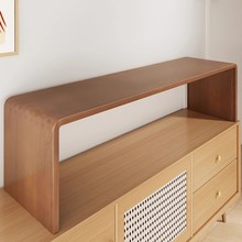 实木书架u型收纳架多用途手工制作娃娃展示架桌面摆放底部收纳架