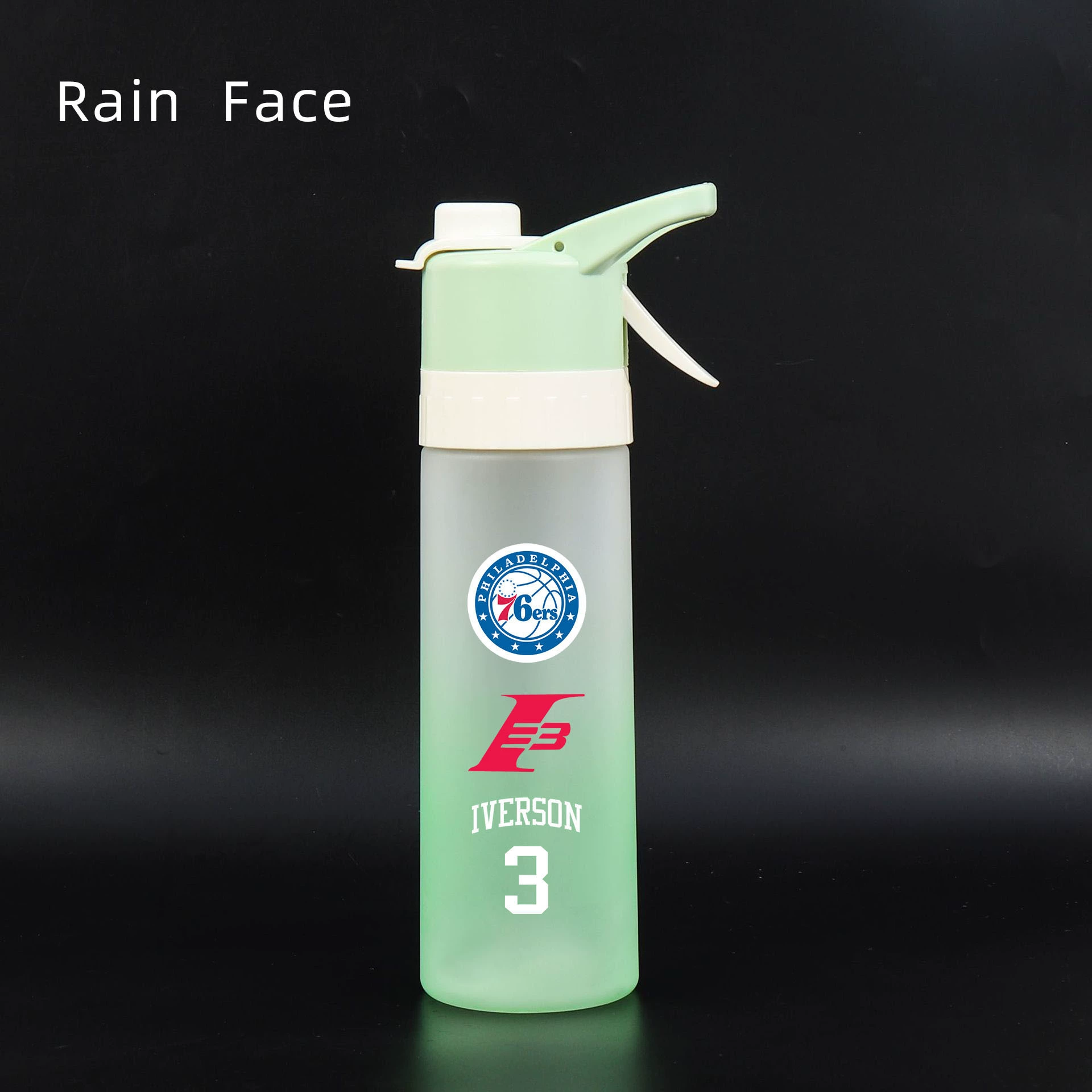 Sports bottle, big capacious basketball high quality spray for men and women