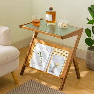 十一维度 A few small coffee table head table sofa tableside table Changhong glass tea table rental house creative corner