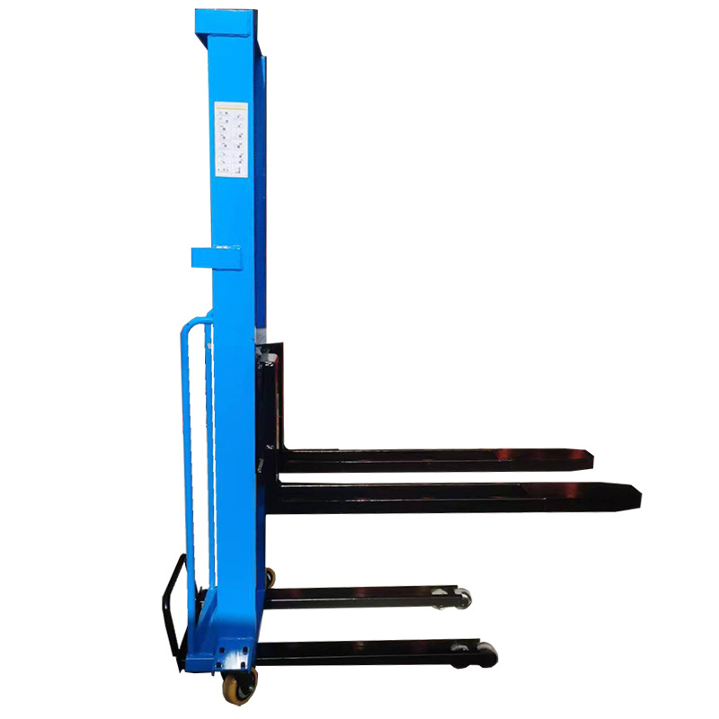 Carretilla elevadora montada en camión Huiniu Carretilla elevadora eléctrica Polipasto portátil Apilador pequeño El camión se puede subir y bajar por sí mismo