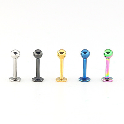亞馬遜歐美基本款不鏽鋼錐形球形唇釘眉釘舌釘等 人體穿刺飾品