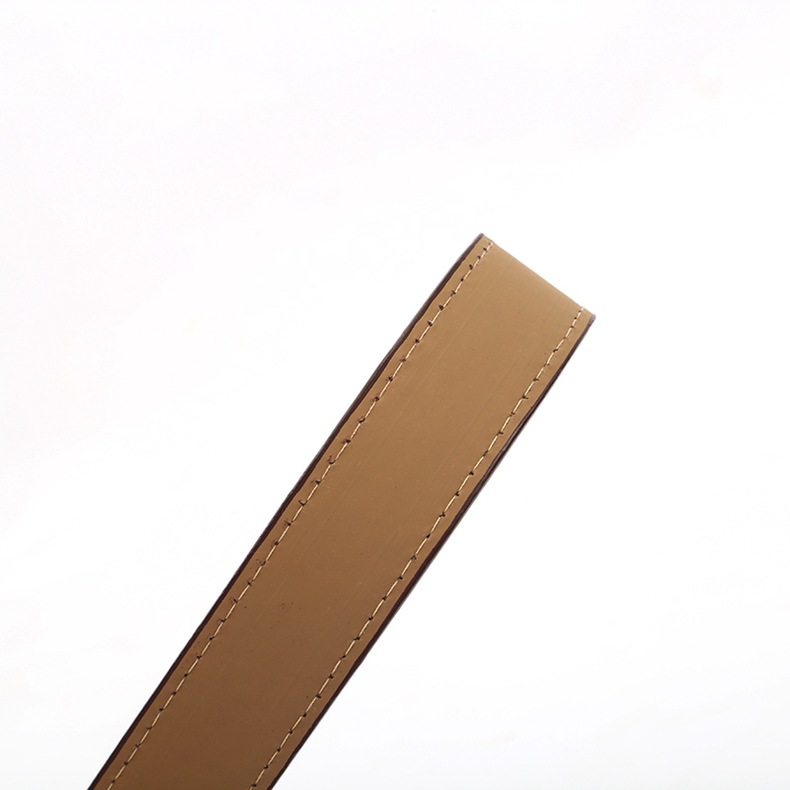 Korean Fashion Simple Retro Silver Belt Women's Round Buckle Non-hole Student Belt Women's Sports Pants Accessories Belt Lover Gift_viptrois.com