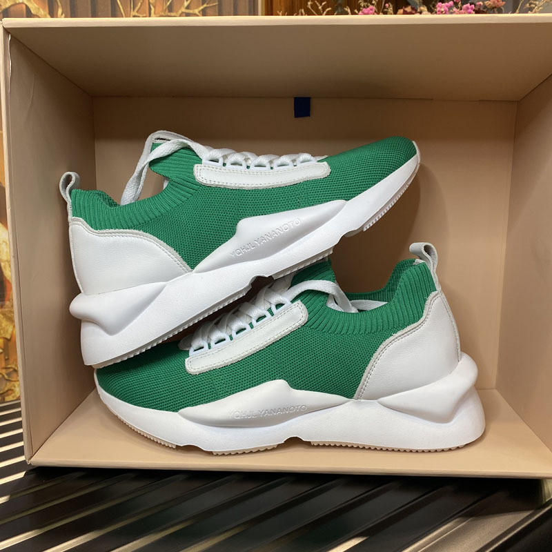 2025 Spring and Summer New Y3Gzclsw Socks Shoes Men's Lightweight Elastic Fly Woven Shoes Genuine Leather Mesh Breathable Casual Shoes