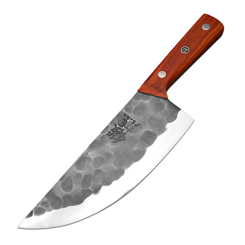 Hand-forged pork knife, meat cleaver, butchery meat joint factory dividing knife, stainless steel meat cleaver, sharp meat cleaver
