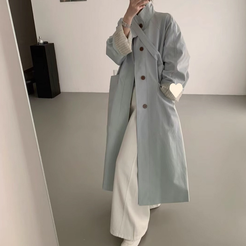 中长款风衣外套女2025春秋季新款今年流行小个子韩系|undefined