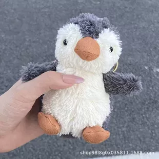 Мягкий брелок-пингвин игрушка