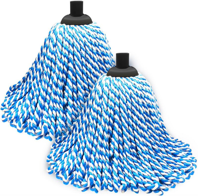 The Cotton Rope Screw Replacement Head for the Mop Is Compatible with O-Cedar and All Standard American Threaded Rods (Acme)