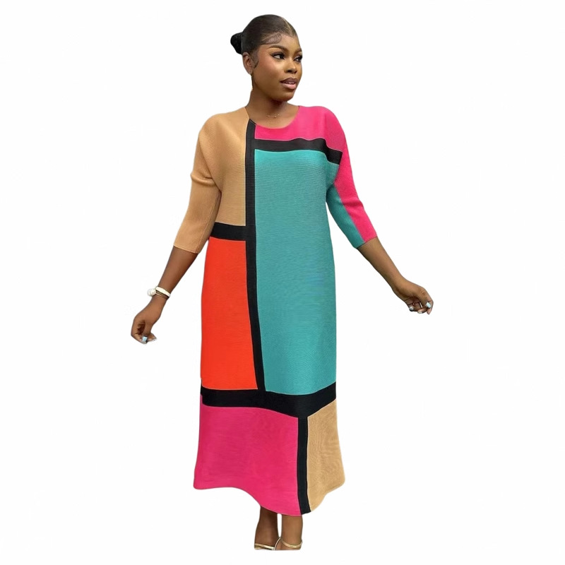 loose-elastic-summer-womens-clothing-dress