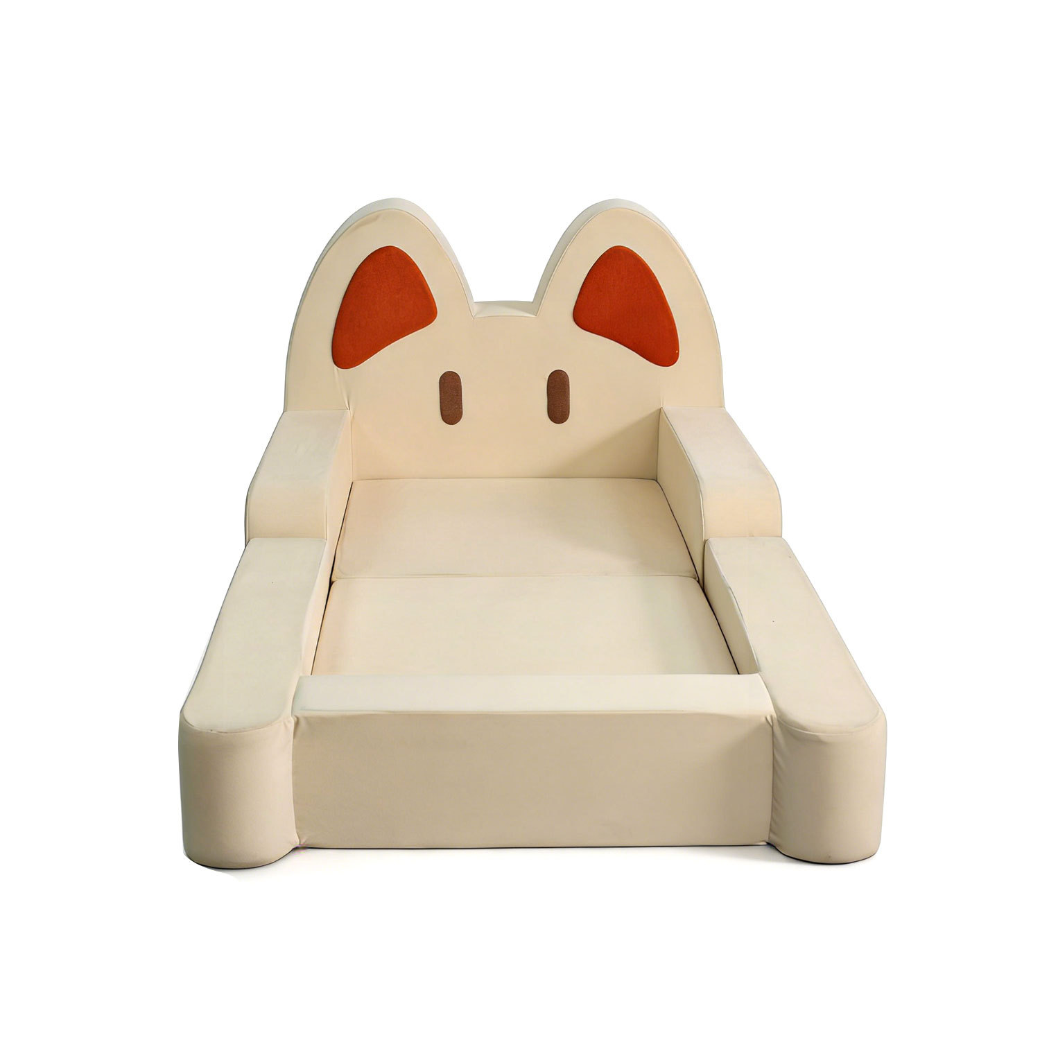 Creatividad transfronteriza divertida colchón plegable para niños sofá oso cama cama de almacenamiento para niños colchón plegable sofá para niños