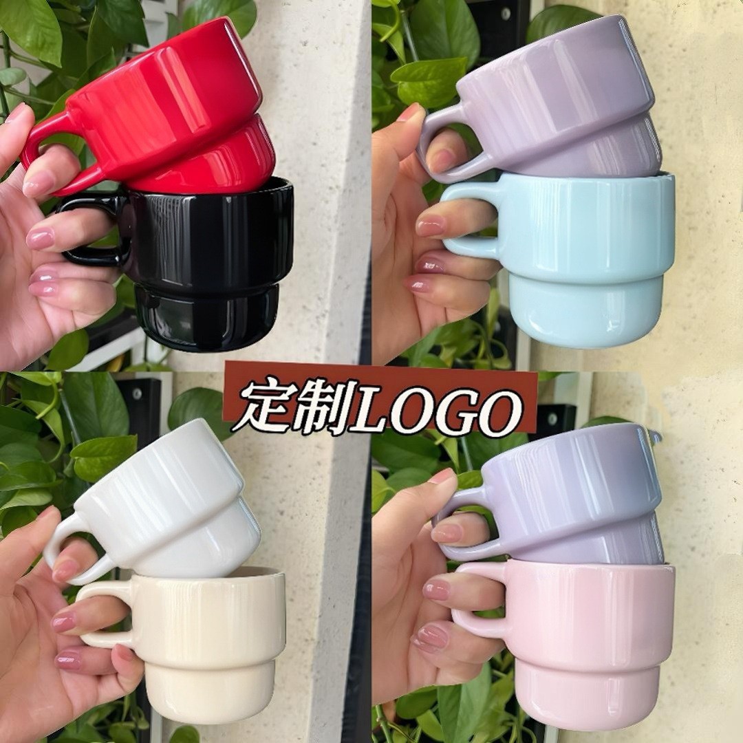 Taza Apilable de Café de Cerámica para Ocio image 5