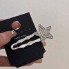 Brand hairgrip, advanced universal hair accessory, 2 carat, light luxury style, high-quality style, simple and elegant design