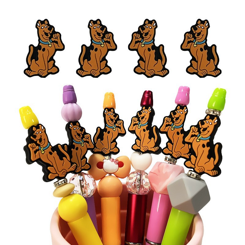 Cross-Border Exclusive Scooby-Doo Theme Alloy Focus Beads Anime Cartoon Jewelry Accessories