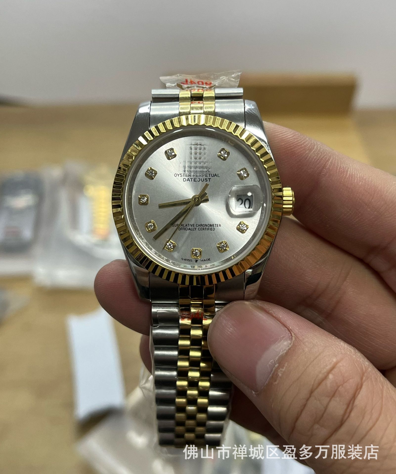 Transfronterizo C fábrica verde registro verde 41m oro 2836 / 3235 movimiento de alta versión proveedor de relojes mecánicos para hombres