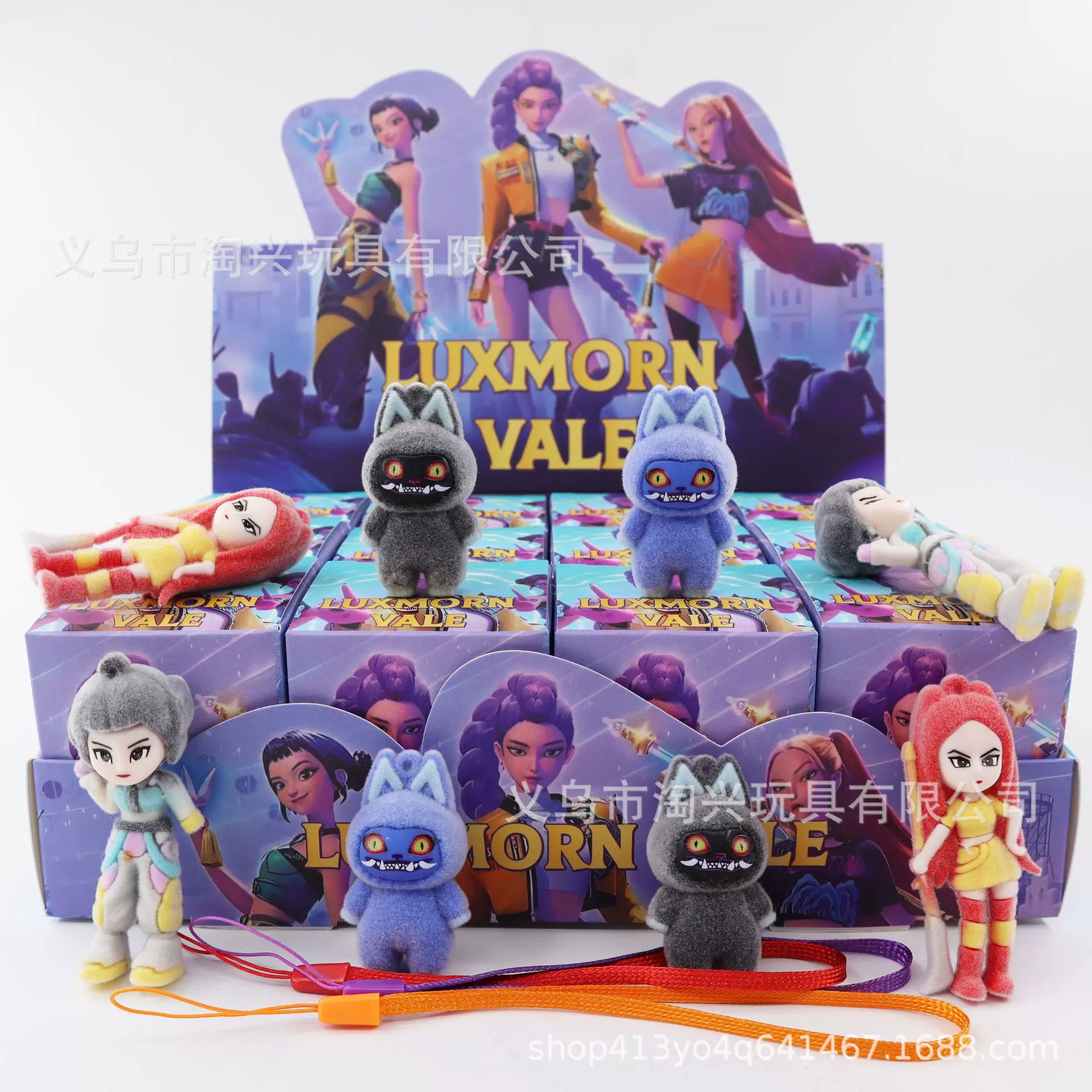 猎魔女团网红爆款盲盒公仔海贼王萌粒树脂盲袋玩具潮玩手办六一