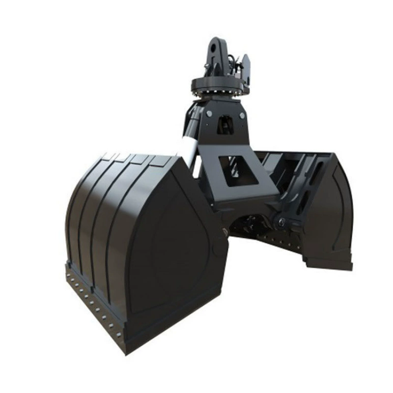 Гидравлический вращающийся ковш-захват для дноуглубительных работ с двойным открытием, ковш-захват для погрузки и разгрузки сыпучих материалов