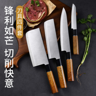 Yangjiang Knives suit Stainless Steel Sliced Knife Octagonal Handle Sande Knife Household Kitchen Knife Fruit Knife Japanese-style Chef Knife