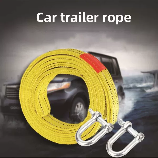 High Quality Double-Layer Thickeneded Tow Rope 5.5m Ton Tow with Car Tow with Handbag 650g