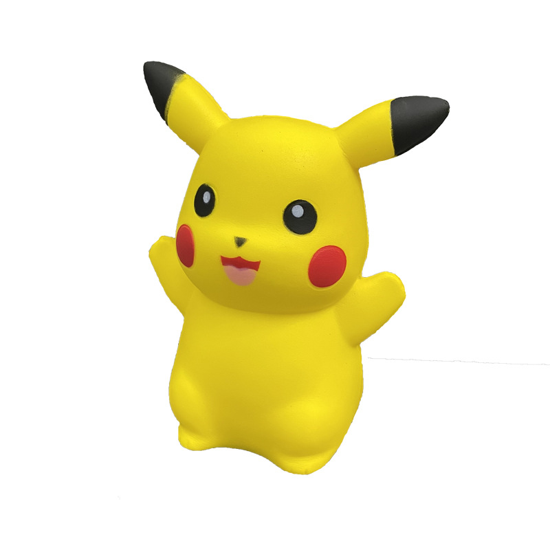 Large Decompression Toy Squeeze Fun Slow Recovery Skin Pikachu Character Figure Stress Relief Gift Birthday Gift Squish