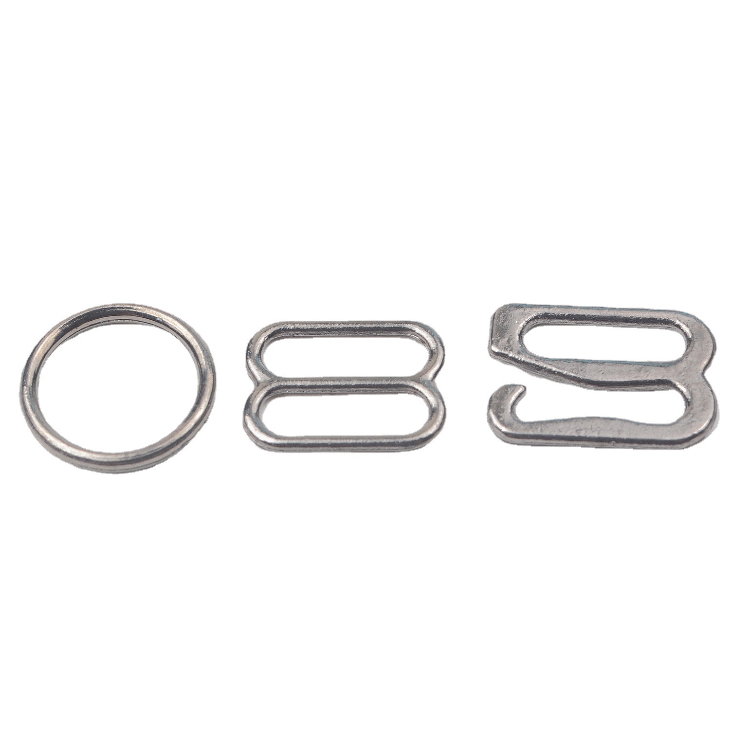 奥道供应透明文胸内衣扣 白色塑料内衣调节扣 搭扣 8字扣