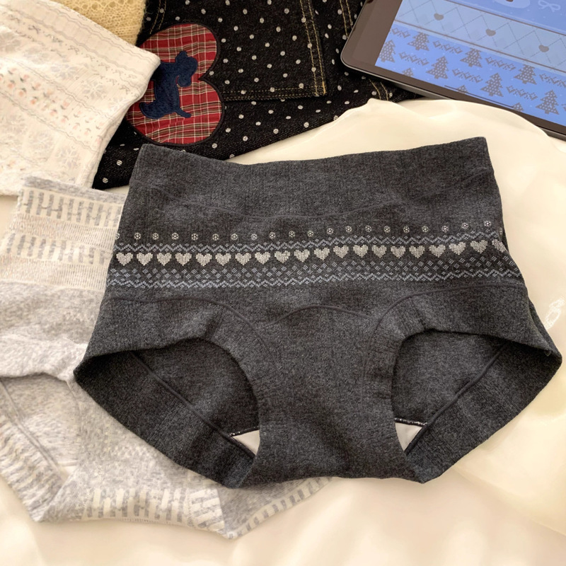"Gifts from Fair Isle"【10A Xinjiang Baby Cotton】Extended Crotch-Length Girly-Style Women's Underwear Pure Cotton for Girls