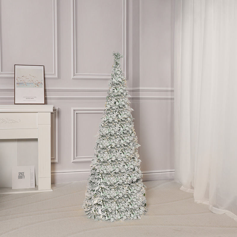 Árbol de Navidad decoración del hogar árbol de Navidad plegable árbol de nieve Paquete Grande decoración de Navidad