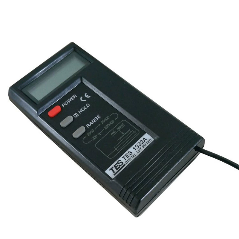 Измеритель света TES-1330A Измеритель красочной освещенности Красочный температурный радиометр Синий свет Тестовый анализатор спектра освещения