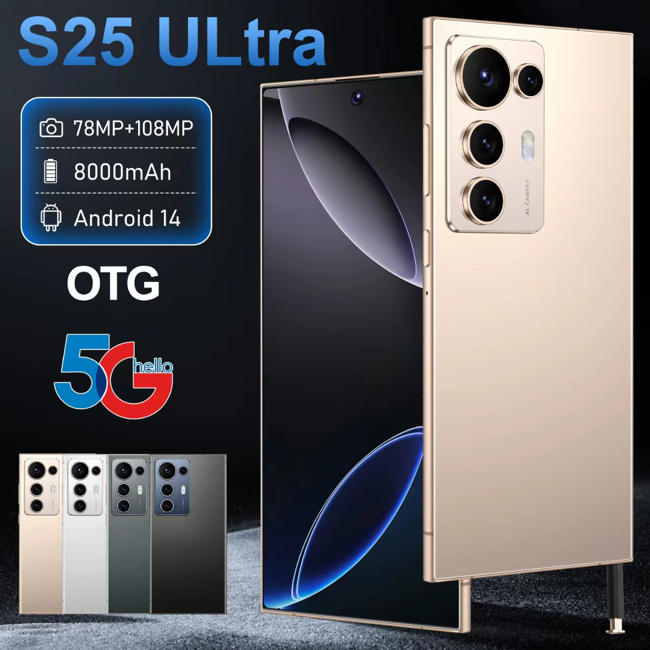 Умные часы, мобильный телефон, C25, S25, широкий экран, Android