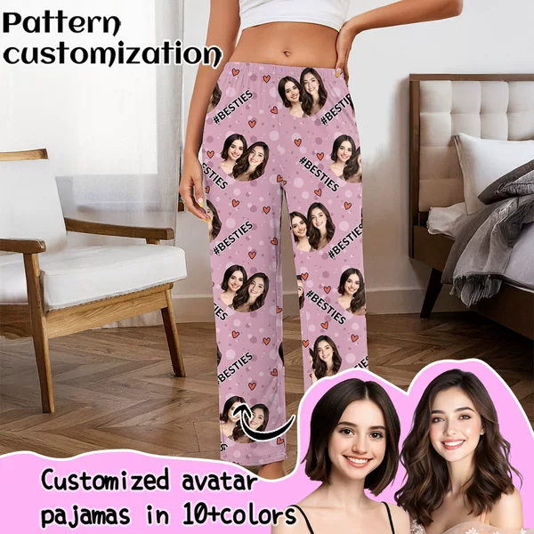 Women's Customizable Personalized Sleep Pants, Casual Home Pants, European and American Cross-Border