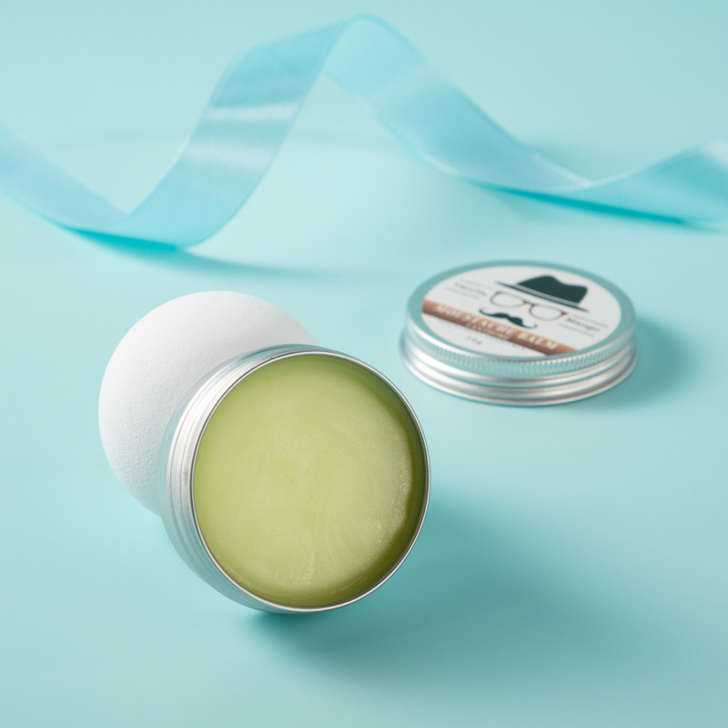 Cross-border LANTHOME beard wax men's anti-scratch beard nourishing styling care softening shaving cream