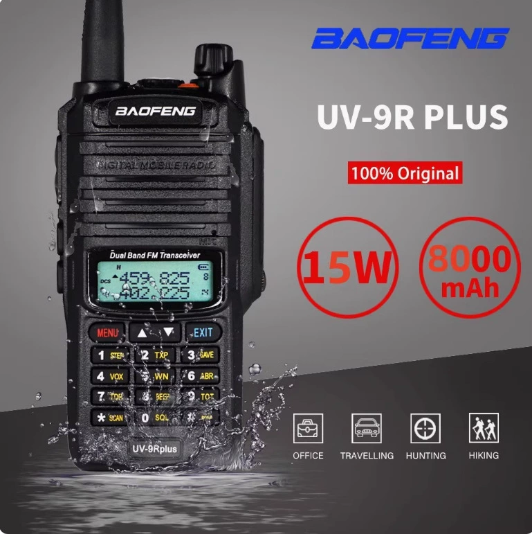Заводская прямая поставка, раскладка волос? Baofeng UV9RPlus высокомощная радиостанция UV-9R Plus